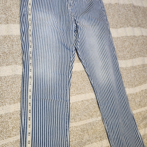 Striped Blue Jeans - Picture 3 of 7